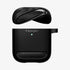 ACS05482 - Apple AirPods Pro 2 Case Rugged Armor in matte black showing the front